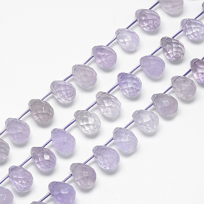 Natural Amethyst Beads Strands G-R435-15A-1