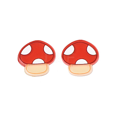 Printed Acrylic Cabochons X-OACR-N135-42-1