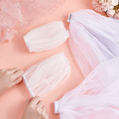 Detachable Polyester Wedding Dress Straps AJEW-OC0004-84-1