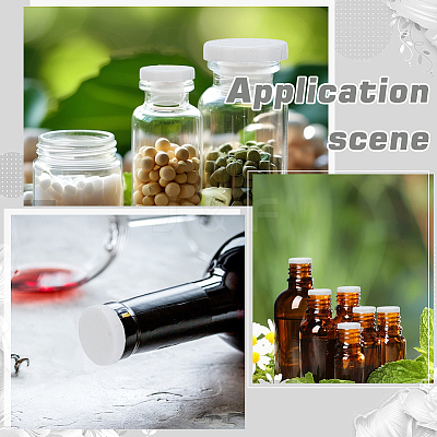 72Pcs 18 Styles Silicone End Caps FIND-FG0004-55A-1