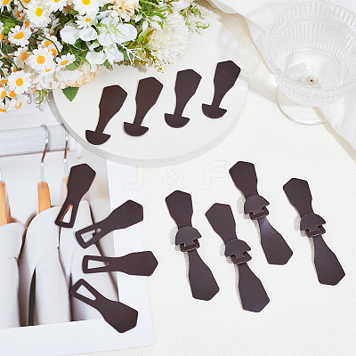 8Pcs 1-Hole PU Leather Buttons FIND-GF0008-82A-1