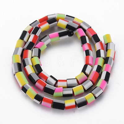 Handmade Polymer Clay Bead Strands CLAY-N011-050B-03-1