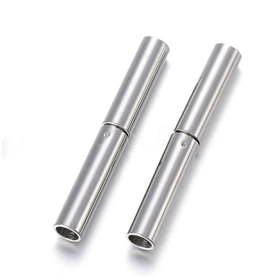 Tarnish Resistant 304 Stainless Steel Bayonet Clasps X-STAS-F108-12P-2.2mm-1