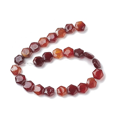 Natural Red Agate Beads Strands G-K359-C13-01-1