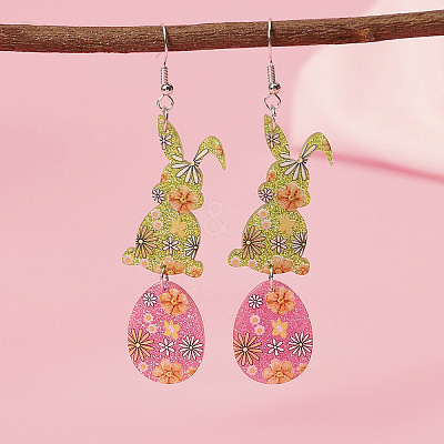 Easter Acrylic Dangle Earrings FS-WG6CF42-03-1