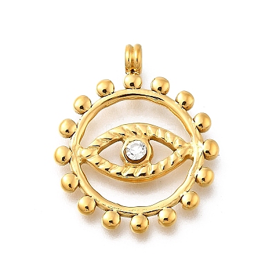 304 Stainless Steel Pendants STAS-R159-56G-1