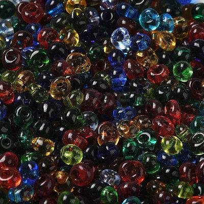 Transparent Colours Glass Seed Beads SEED-P006-02A-03-1