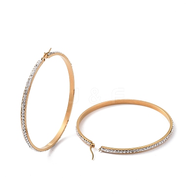 304 Stainless Steel Hoop Earrings EJEW-N0031-11G-01G-1