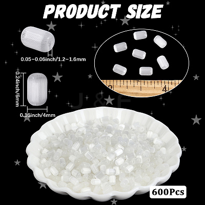 600Pcs Drawbench Style Glass Seed Beads SEED-PA0001-25B-1