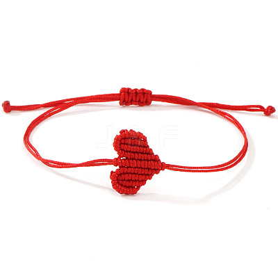 Adjustable Braided Polyester Cord Bracelets for Friendship and Couple X-VG5785-1-1