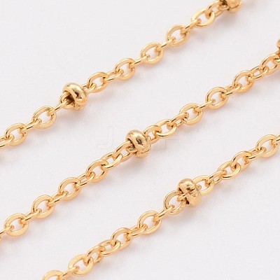 3.28 Feet Ion Plating(IP) 304 Stainless Steel Cable Chains X-CHS-H007-08G-1