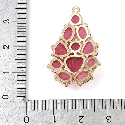 Brass Glass Pendants KK-R224-16A-G-1