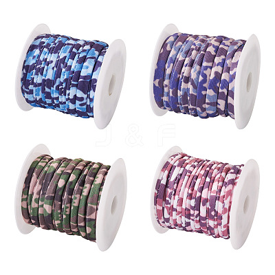 4 Colors Flat Polyester Elastic Cord EC-TA0001-03A-1