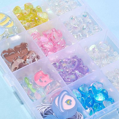 Transparent Acrylic Beads MACR-FS0001-26-1