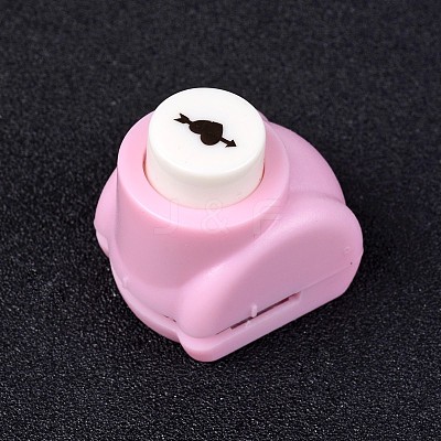 Random Single Color or Random Mixed Color Mini Plastic Craft Paper Punch Sets for Scrapbooking & Paper Crafts LS-AJEW-L051-14-1