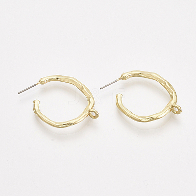 Alloy Stud Earring Findings LS-X-PALLOY-S121-132-1