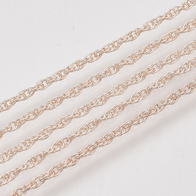 Soldered Brass Covered Iron Rope Chains CH-S125-07A-RG-1