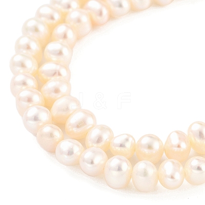 Natural Cultured Freshwater Pearl Beads Strands PEAR-C003-10F-1