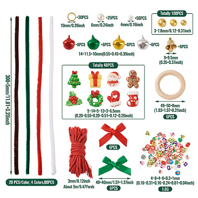 DIY Christmas Wreath Making Kits DIY-TA0014-56-1
