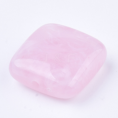 Acrylic Beads OACR-S017-37H-1