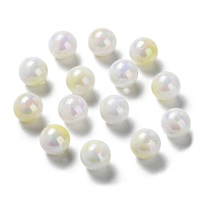 Two Tone Opaque Acrylic Beads LS-SACR-P024-01B-W07-1