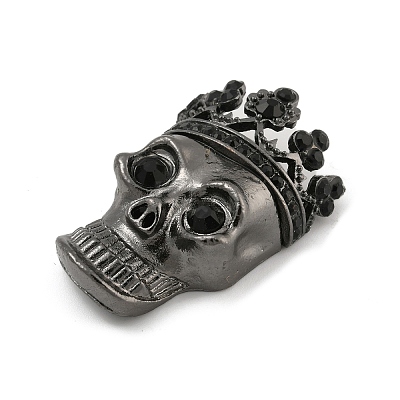 Halloween Theme Alloy with Glass Rhinestone Cabochons FIND-B033-02A-B-1