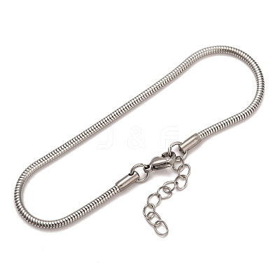 Non-Tarnish 304 Stainless Steel Bracelets BJEW-O186-08B-P-1