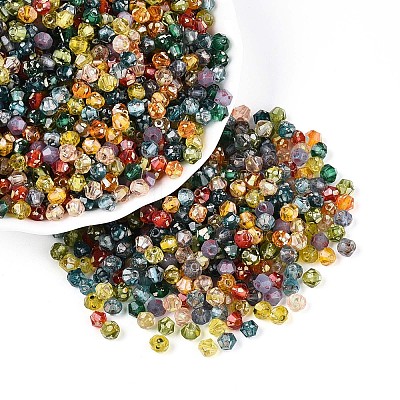 Picasso Baking Paint Glass Seed Beads SEED-N007-37N-1