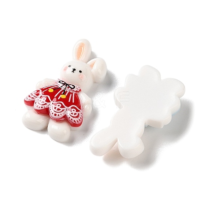Opaque Resin Cabochons X-RESI-G121-03-1