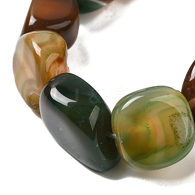 Natural Agate Beads Strands G-H295-D01-05-1