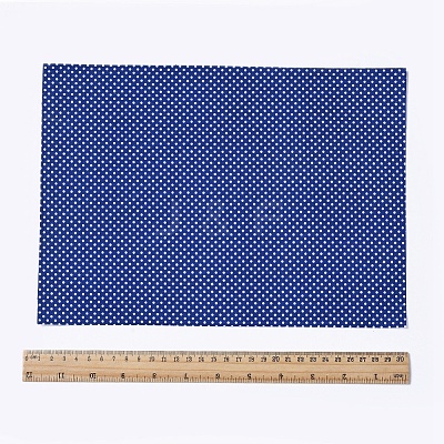 Polka Dot Pattern  Printed A4 Polyester Fabric Sheets LS-DIY-WH0158-63A-05-1