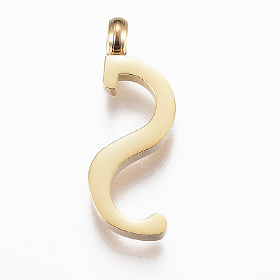 304 Stainless Steel Pendants STAS-F129-S-G-1
