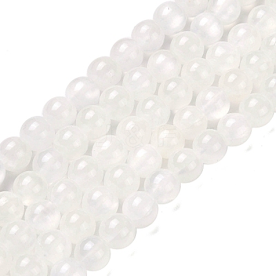Natural Green Jade Beads Strands G-Q162-A01-E01-05-1