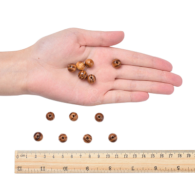 Undyed Natural Wood Beads X-TB611Y-10mm-LF-1