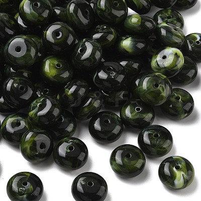 Two Tone Acrylic Beads AC-CBABA33-01R-1