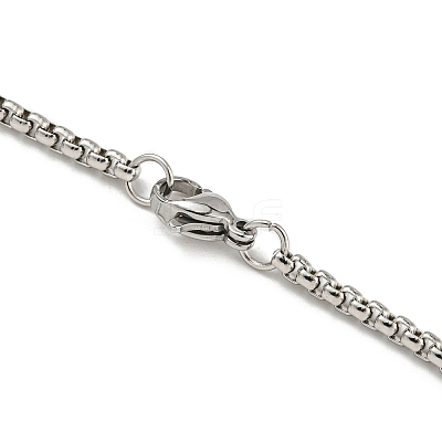 Non-Tarnish 201 Stainless Steel Pendant Necklaces for Man NJEW-Q336-04A-P-1