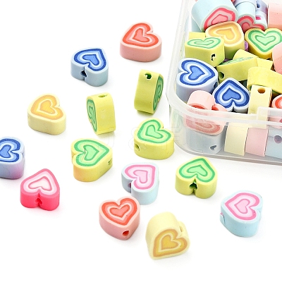 65~70Pcs Handmade Polymer Clay Beads CLAY-YW0001-47-1
