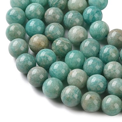 Natural Amazonite Beads Strands G-F602-02-8mm-01-1