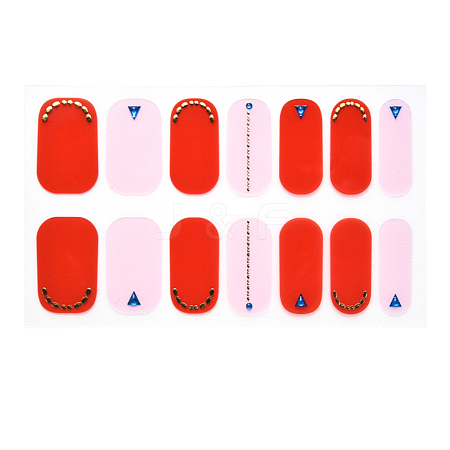 Full Cover Nombre Nail Stickers MRMJ-S060-ZX3289-1