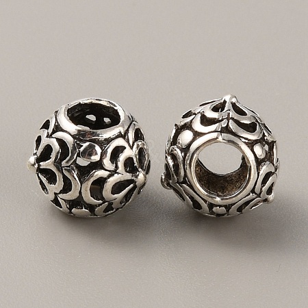 Tibetan Style Alloy European Beads FIND-TAC0002-065B-03-1