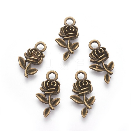 Tibetan Style Alloy Pendants PALLOY-WH0054-01AB-1