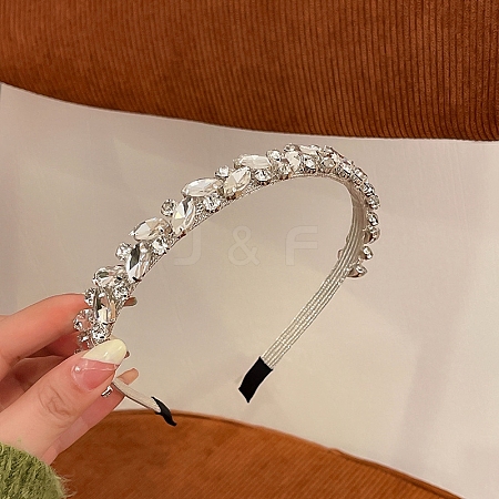 Alloy Rhinestone Hair Bands PW-WG0FC1A-02-1