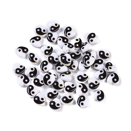 Opaque Acrylic Bead OACR-H114-01-1