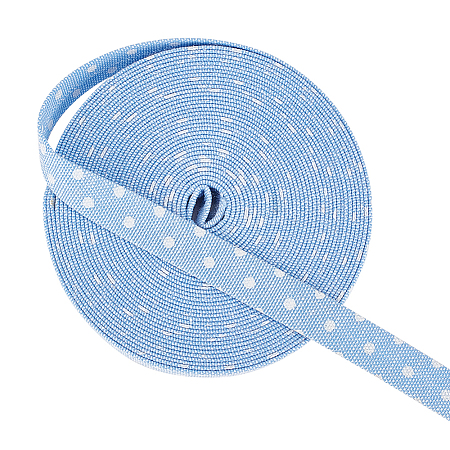 10 Yards Polycotton Ribbons OCOR-WH0070-53B-1