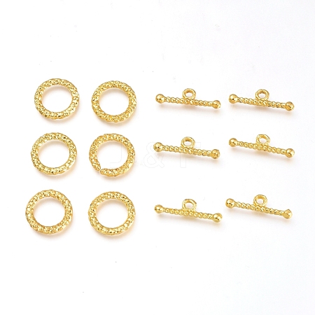 Alloy Toggle Clasps TIBE-G020-01G-1