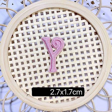 Computerized Embroidery Cloth Self Adhesive Patches FIND-TAC0002-01Y-1