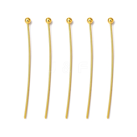 Brass Ball Head Pins KK-R020-07G-1