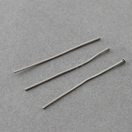 304 Stainless Steel Flat Head Pins STAS-R046-40mm-1