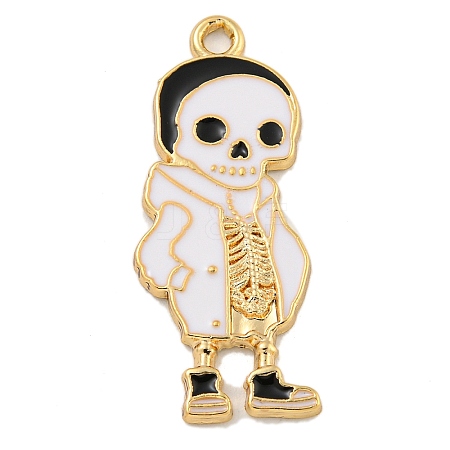 Halloween Alloy Enamel Pendants ENAM-H045-01G-01-1