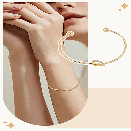 1Pc Stainless Steel Cuff Bangles BJEW-LP0002-22-1